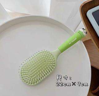 时尚卡通气囊梳 绿色