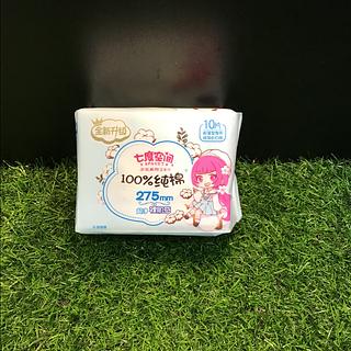 七度空间 超薄型夜用或加长日用卫生巾 275mm 10片