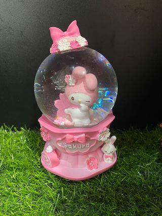 樱花兔 带灯水晶球