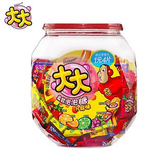 大大泡泡糖什锦味675g桶装约150片