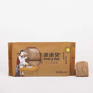 添添见 手工荞麦面非油炸荞麦面 550g