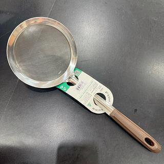 富涵厨具 16cm木纹柄宽边网漏