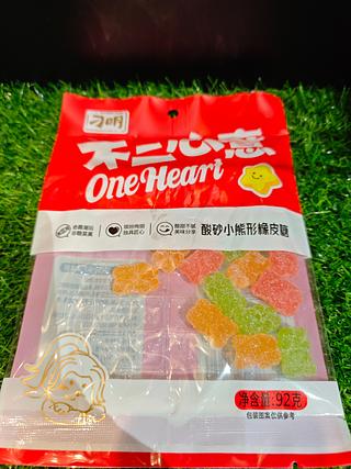 刁明 酸砂小熊形橡皮糖 92g