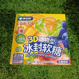 弹丽友 3D动物型冰封软糖 混合味 40g