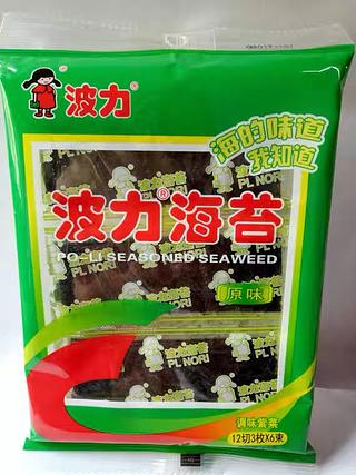 波力海苔原味4.5g