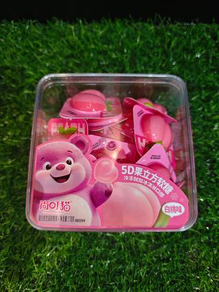 尚叮猫 5D果立方软糖 白桃味 118g