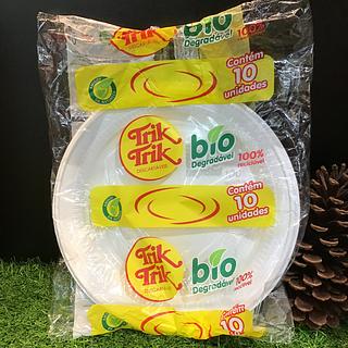 一次性塑料盘 大 10个