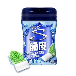 炫迈 脆皮 炫动薄荷味 无糖口香糖 56g