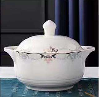 鸿达瓷业 9英寸汤锅