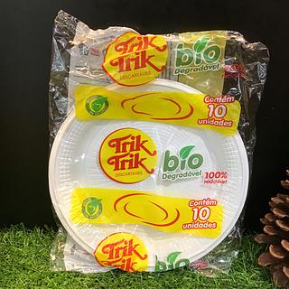 一次性塑料盘 小 10个