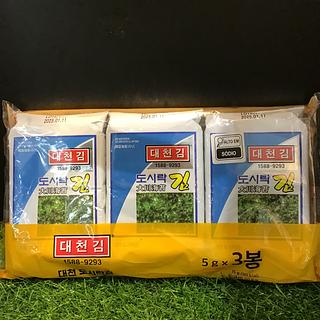 韩国 大川海苔 5gx3袋